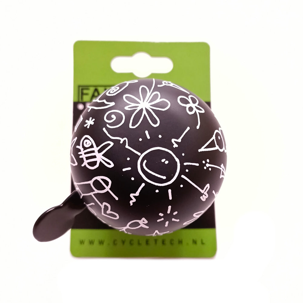 Falkx Falkx Retro Small Bel Ding-dong 60mm, Matt Zwart