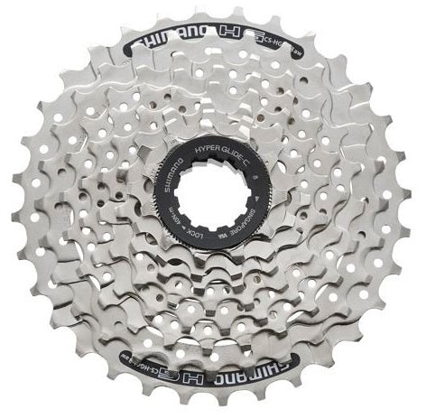 Shimano Hg41 cassette 8-speed 11-34 teeth silver