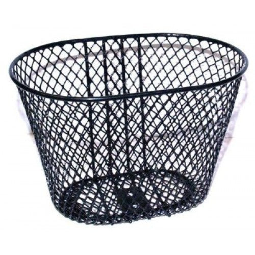 Qt cycle tech children's basket steel 16 20 inch black fixed mounting 2007283