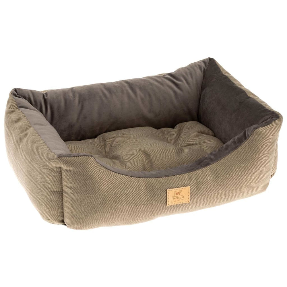 Ferplast Dog and Cat Bed Chester 80 Brown