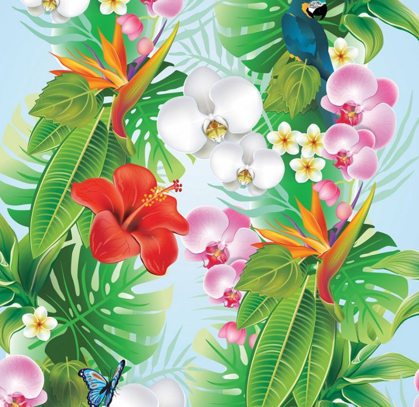 Bikecap Saddle Cover Tropical Flower