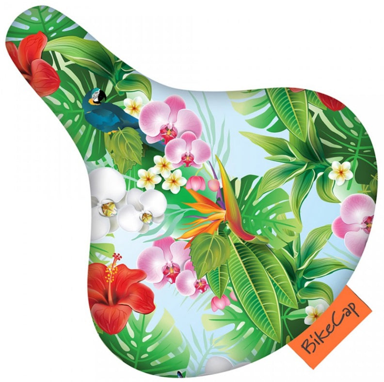 Bikecap Saddle Cover Tropical Flower