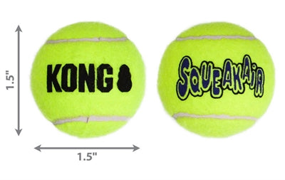 Kong Squeakair tennis ball yellow with squeaker