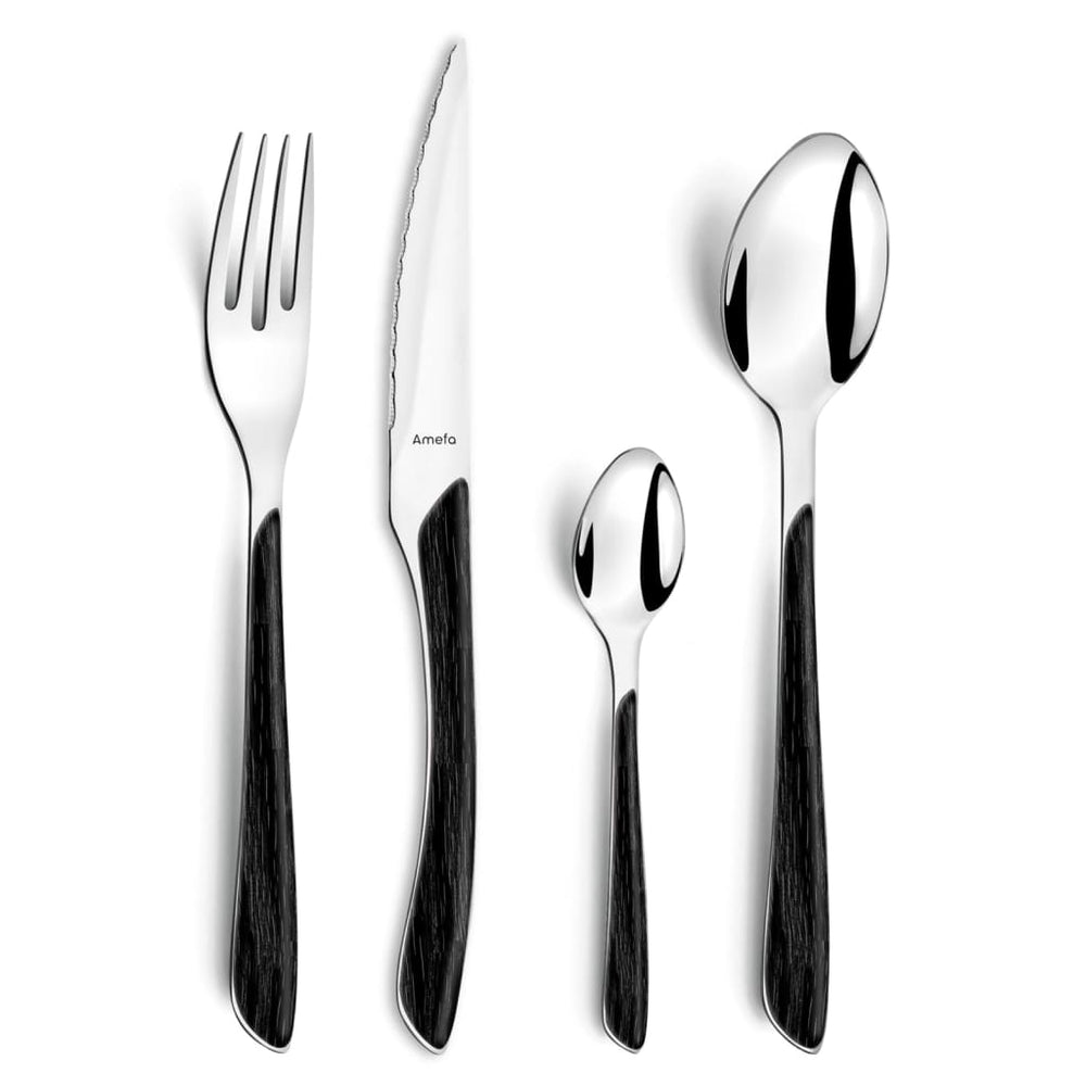 Amefa Amefa 16-piece cutlery set Eclat Nature black wood