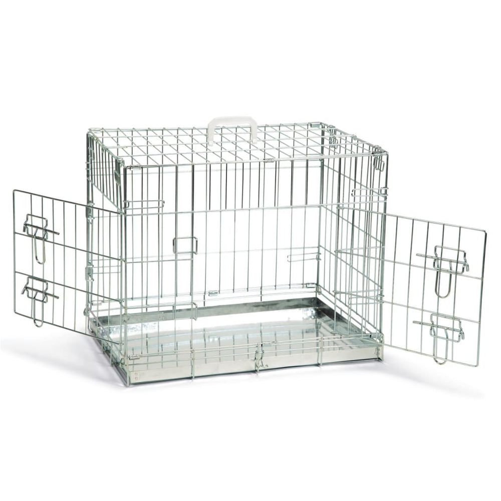 Beeztees Beeztees Hondenbench 62x44x49 cm Silberfarbe