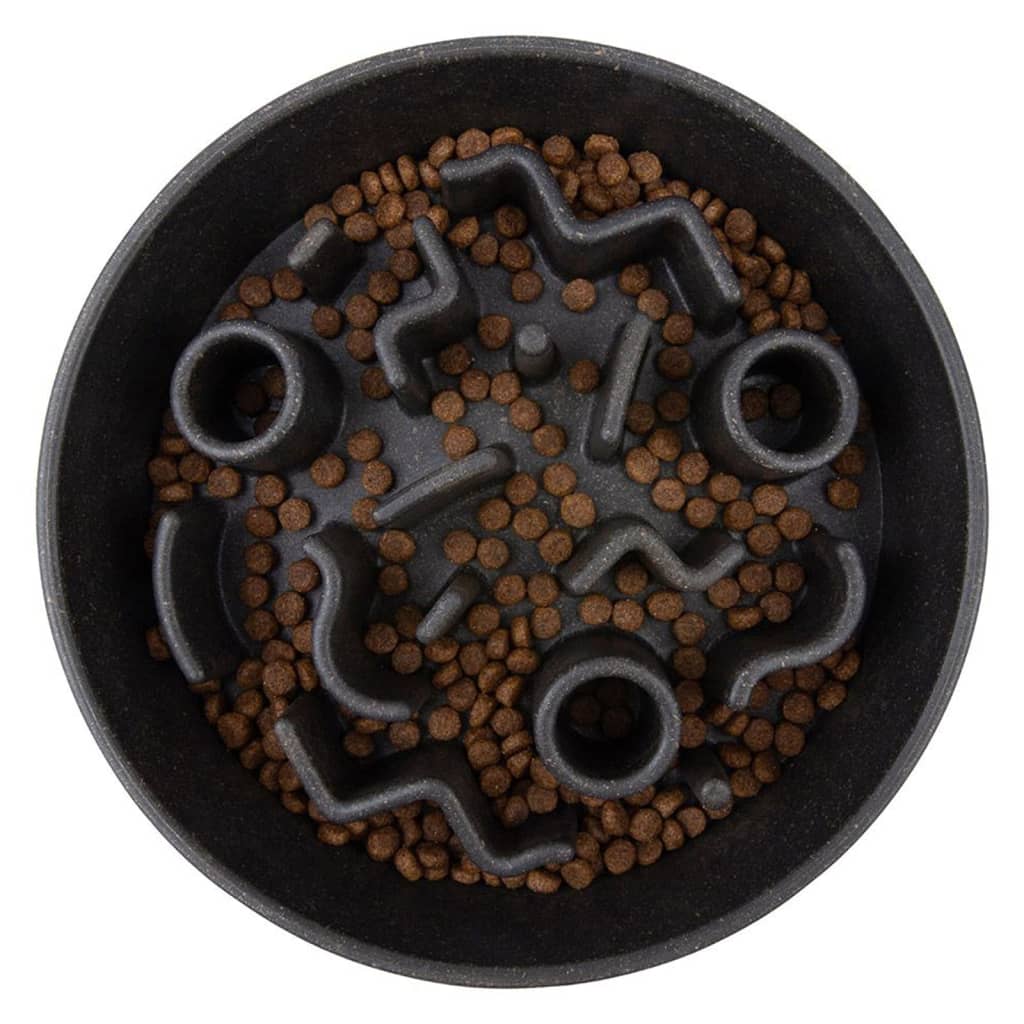 District70 District70 Slowfeeder pour chiens 21 cm bambou gris foncé