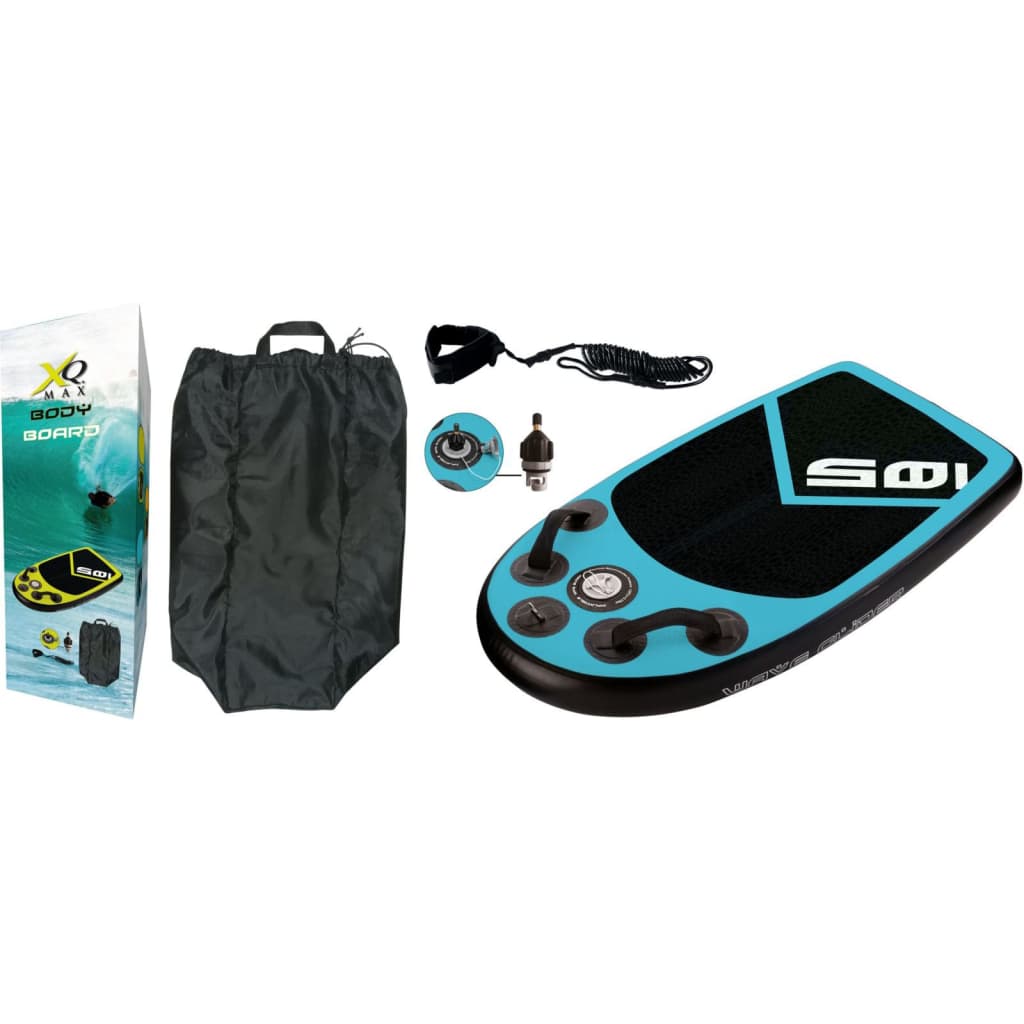 XQ Max XQ Max Bodyboard 105x60x10 cm azul y negro