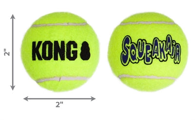 Kong Squeakair tennis ball yellow with squeaker