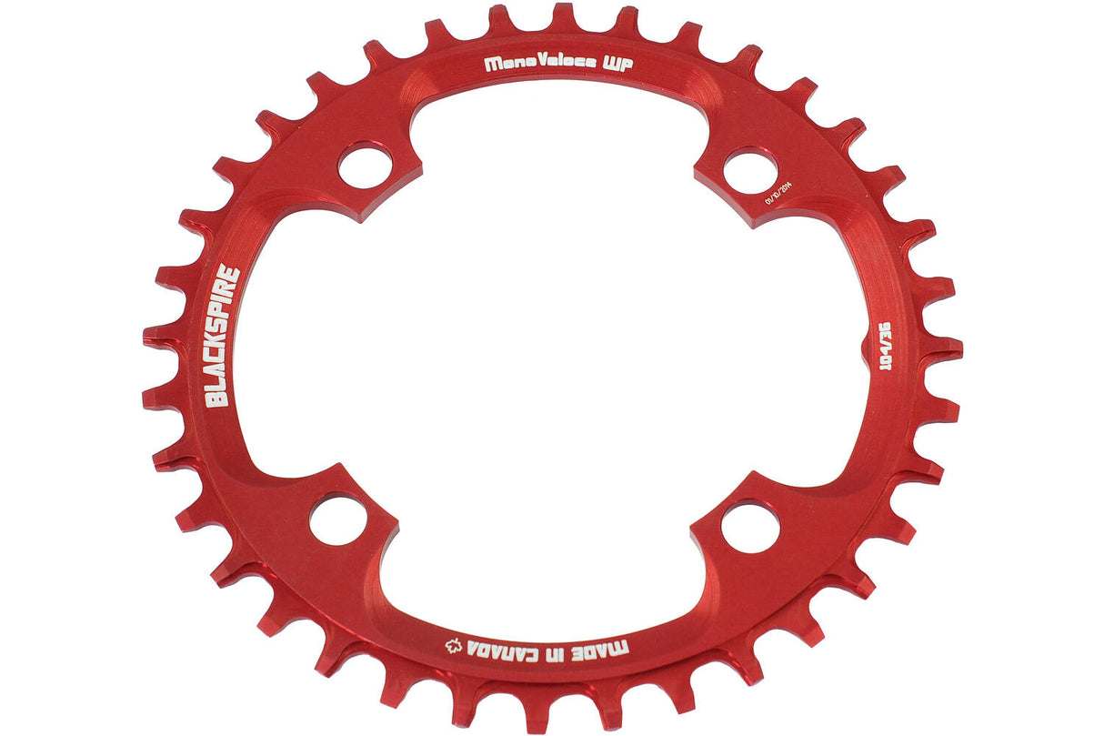 Blackspire Chainring Snaggletooth 104 36 Red