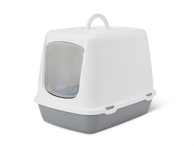 Savic Cat litter box Oscar gray white
