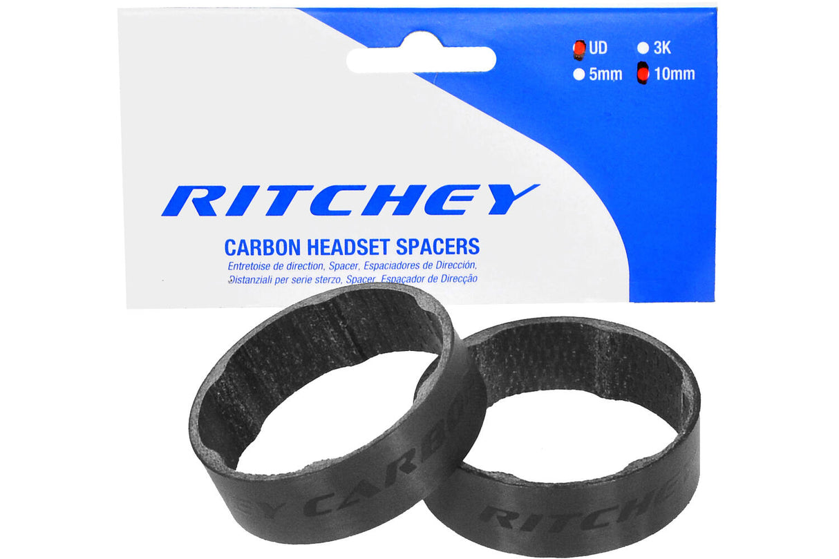 Ritchey Wcs spacer set carbon ud matt 10mm 2 pieces