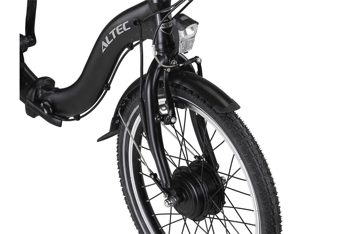 Altec Comfort E-bike folding bike 20 inch 7-SPD. 518WH Mat Black M129 40NM