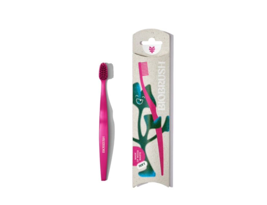 Biobrush Toothbrush Child Pink