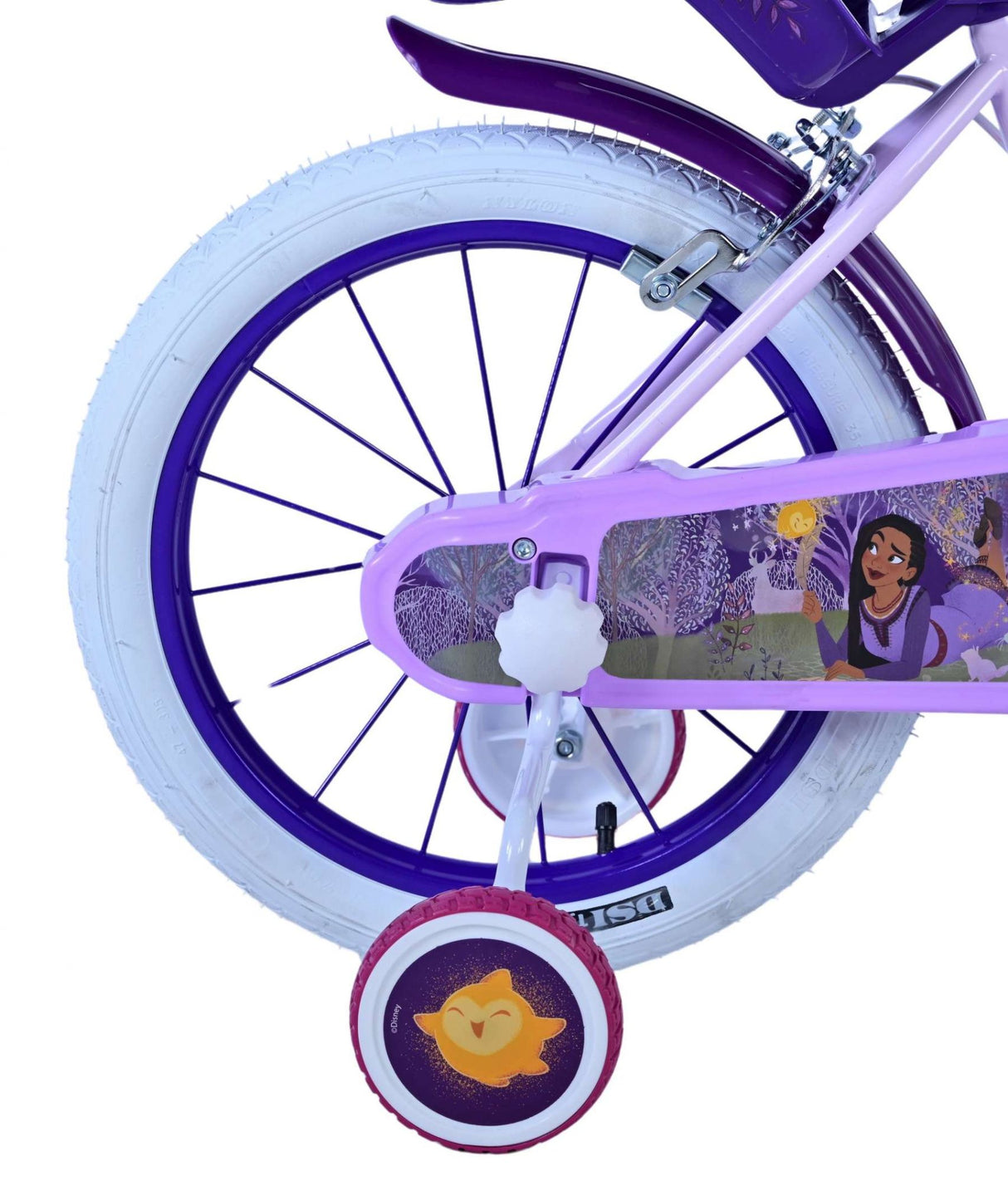 Wish Wish Wish Children's Bike Girls 16 pouces Purple Two Hand freins