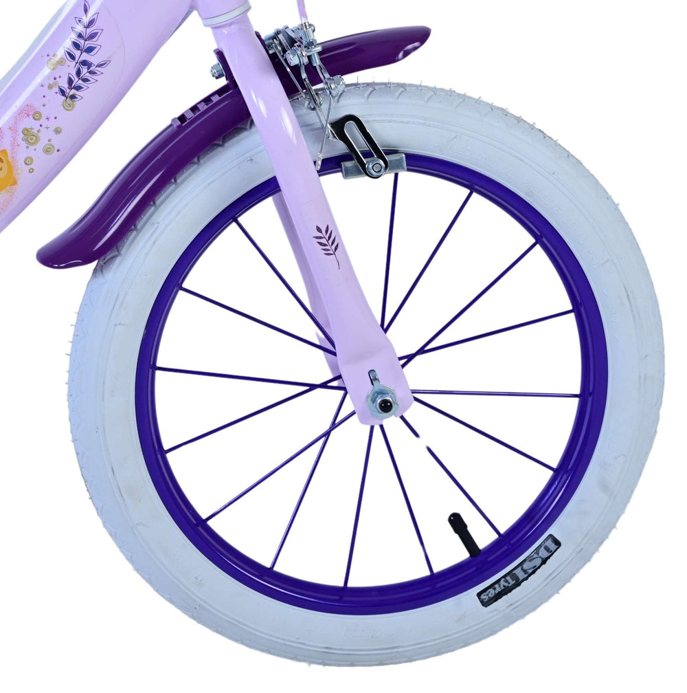 Wish Wish Wish Children's Bike Girls 16 pouces Purple Two Hand freins