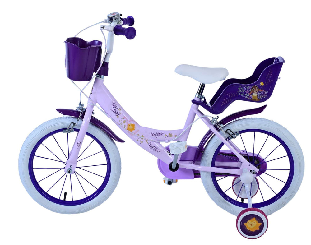 Wish Wish Wish Children's Bike Girls 16 pouces Purple Two Hand freins