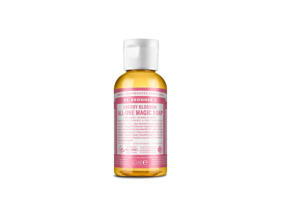 Dr. Bronner's Liquid Soap Pure Castille Cherry Blossom 60 ml