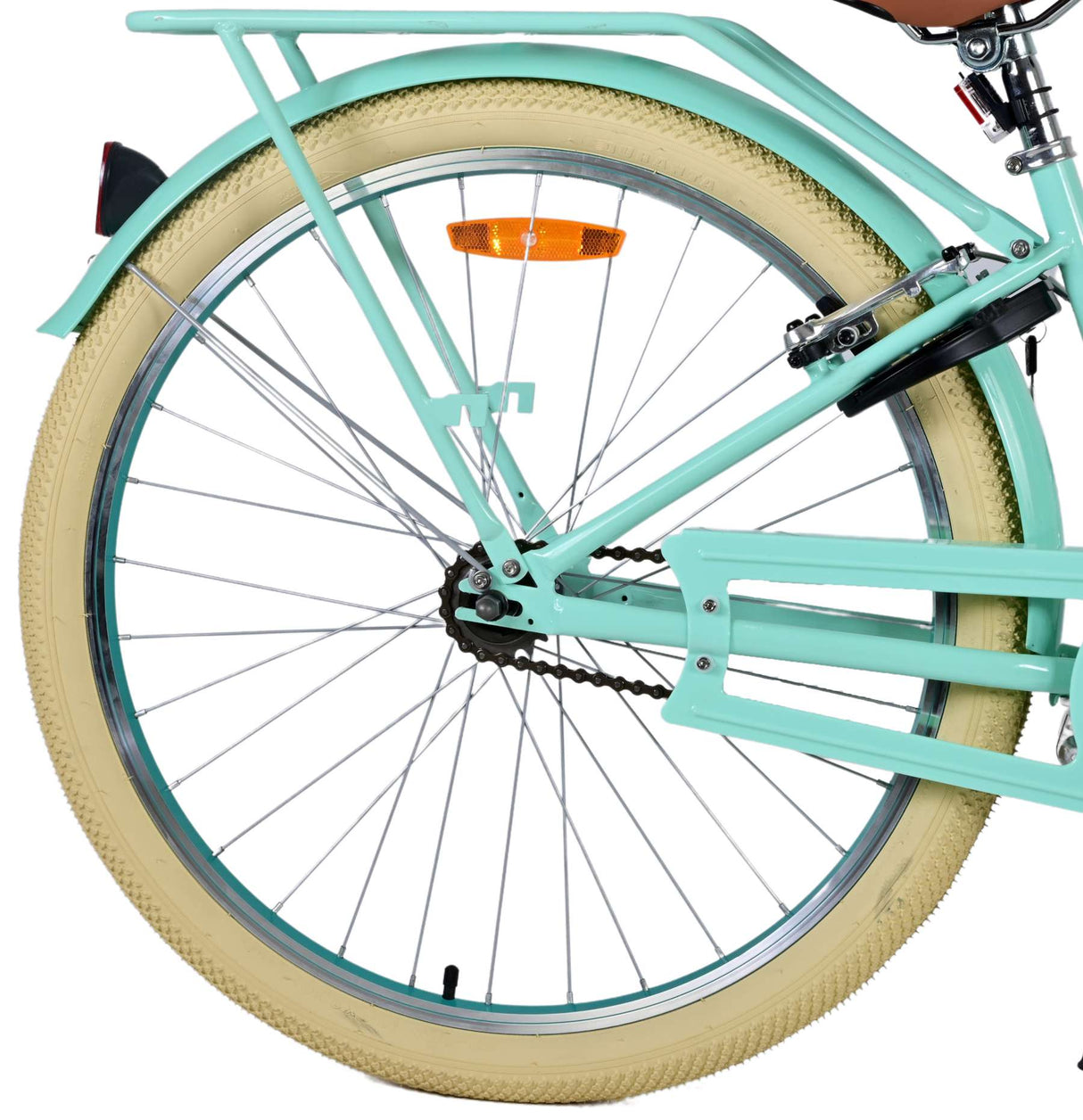 De Volarre Volarare Kanner Voo Plooschter 26 Zoll Gréng zwee Handbremsen