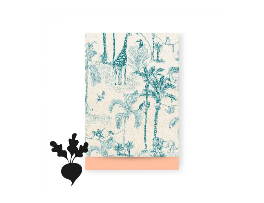 Sacs-cadeaux House of Products Vintage Jade Blue Peach 17x25cm 200st