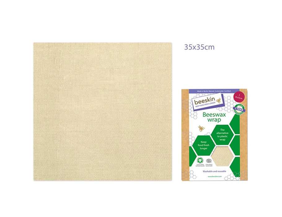 Beeskin Beeswax Cloth Large 35x35 Natural print