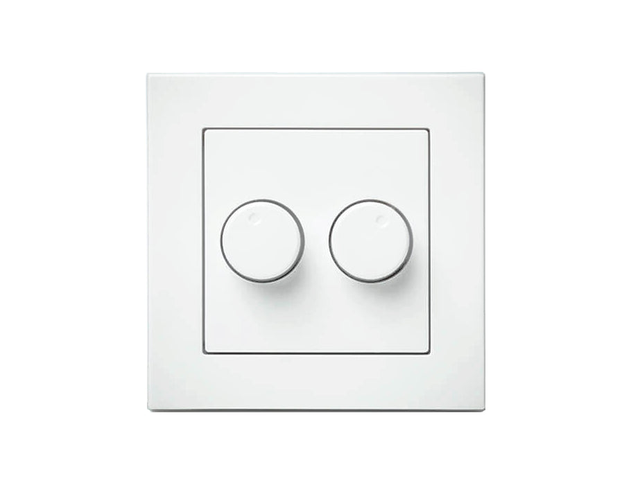Ion Industries Duo Dimmer Cover Plate Weiß