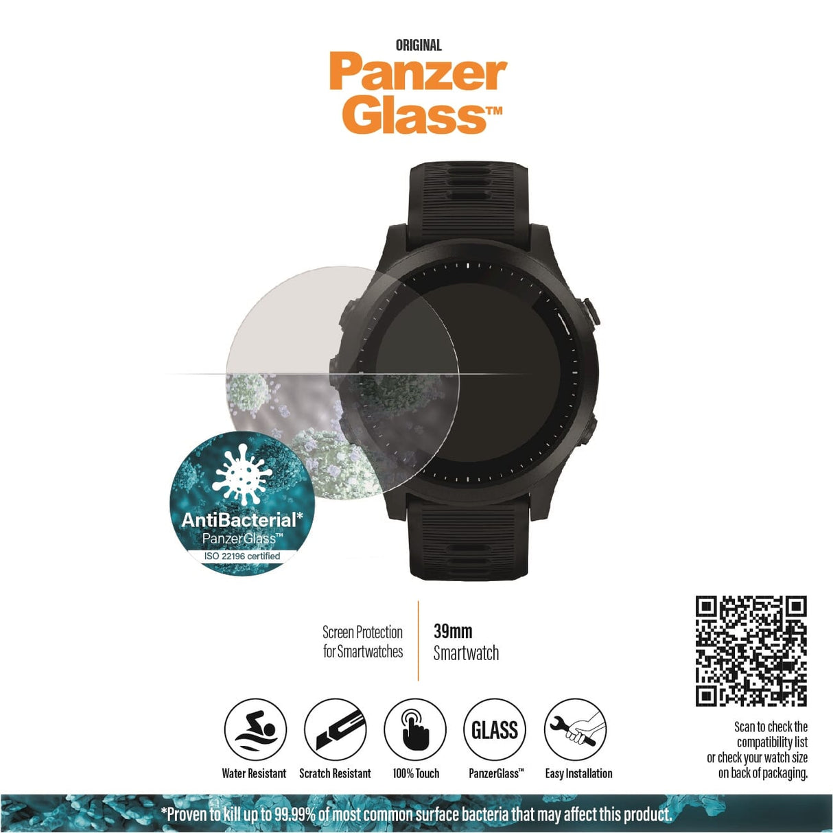 PanzerGlass SmartWatch 39mm screen protector