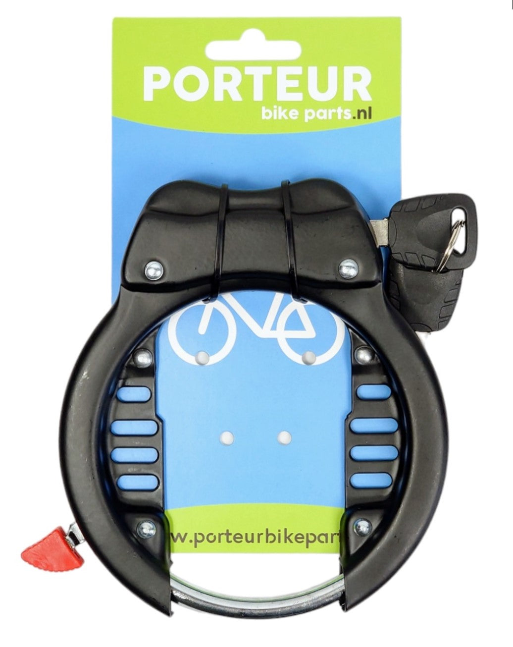 PORTUR SLOT PORTUR RINGESLOT STÅL Sort