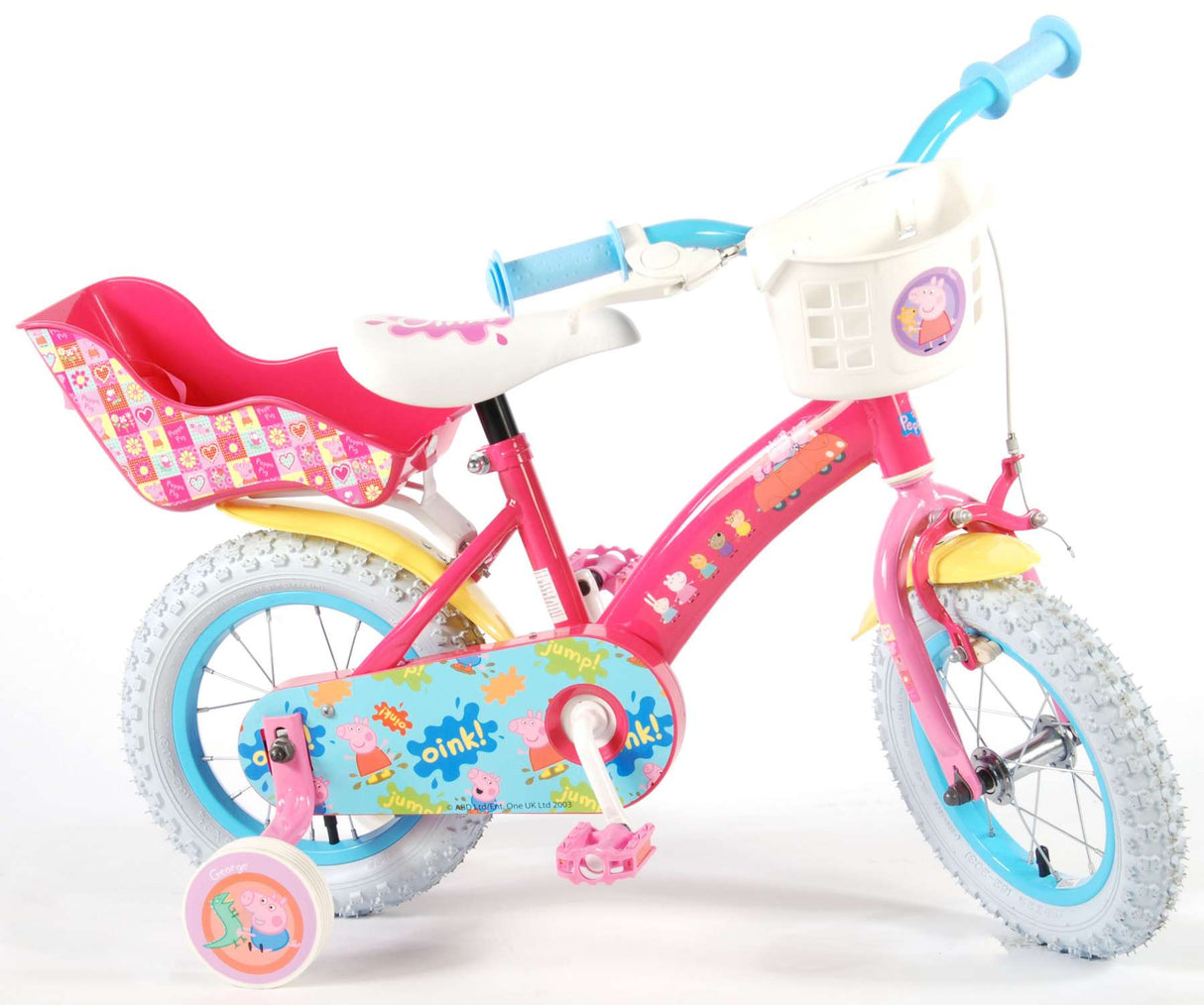Peppa Pig Bike para bicicletas para niños de 12 pulgadas rosa