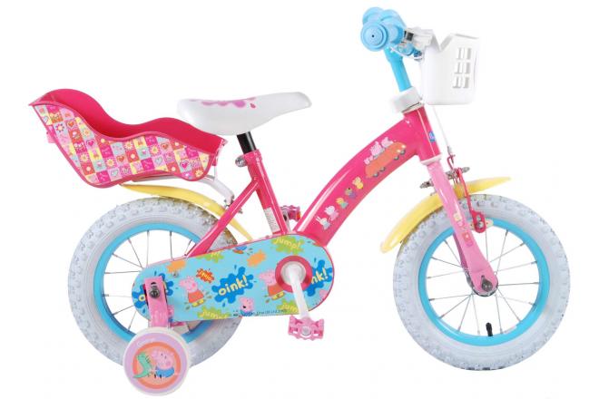 Peppa Pig Bike para bicicletas para niños de 12 pulgadas rosa