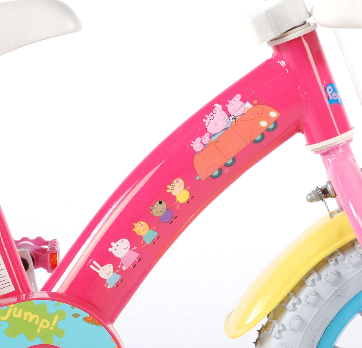 Peppa Pig Bike para bicicletas para niños de 12 pulgadas rosa