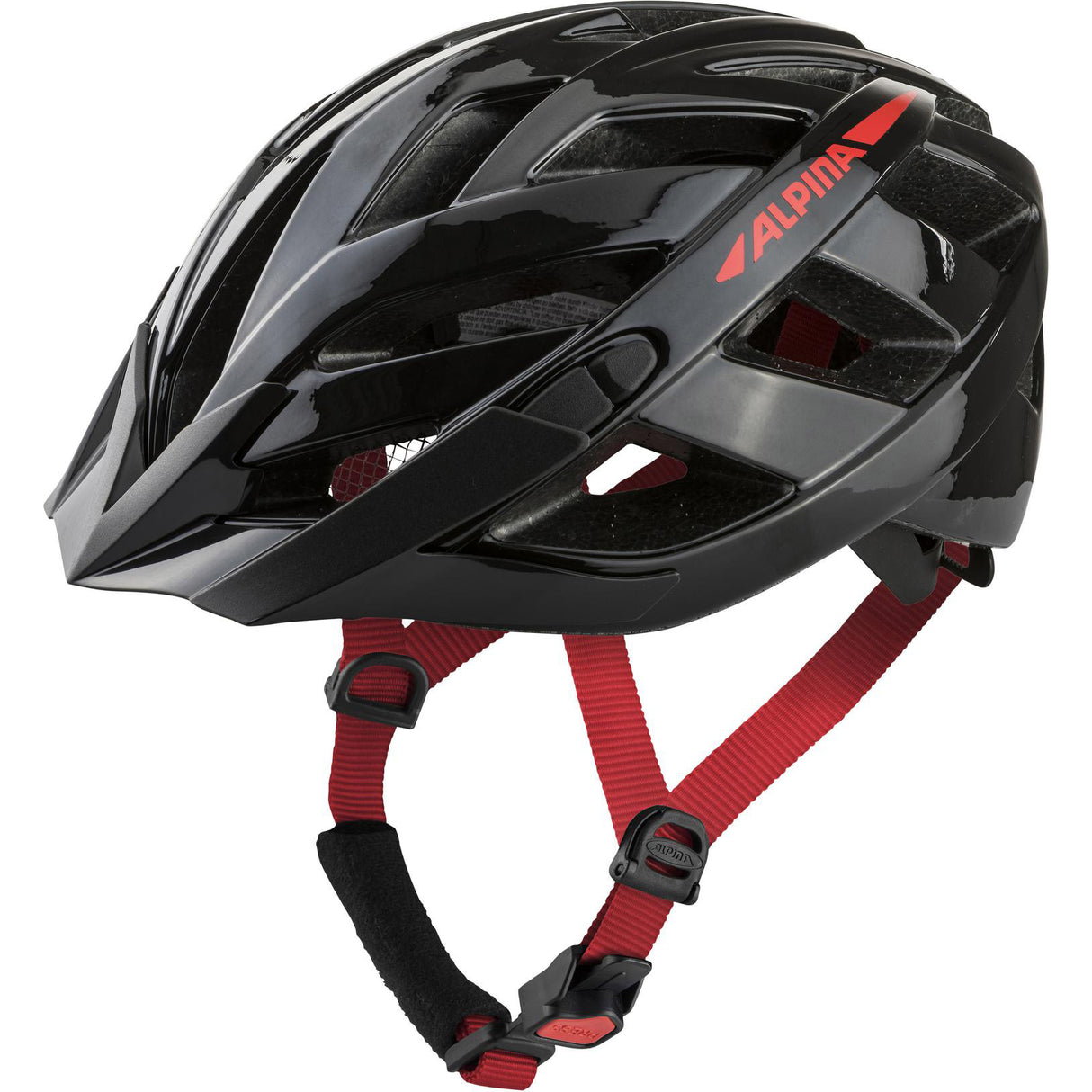 Helm di abbigliamento sportivo olimpico Panoma 2.0 Black-Red Gloss 52-57
