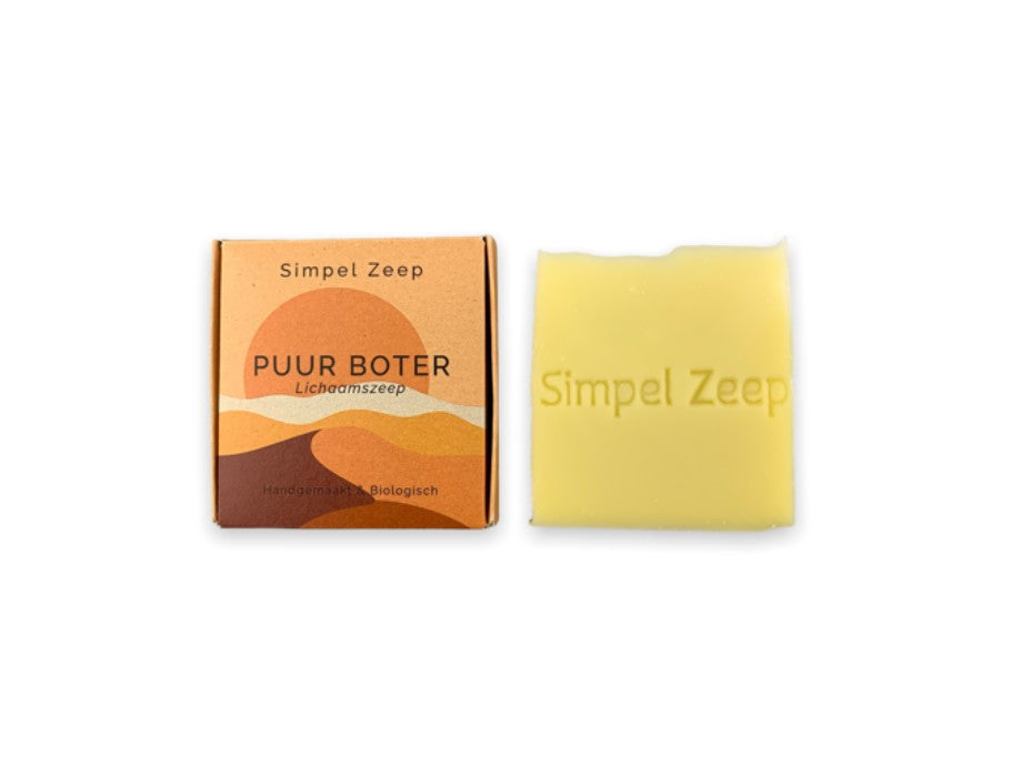 Jabón simple jabón de jabón puro mantequilla 110 gramos