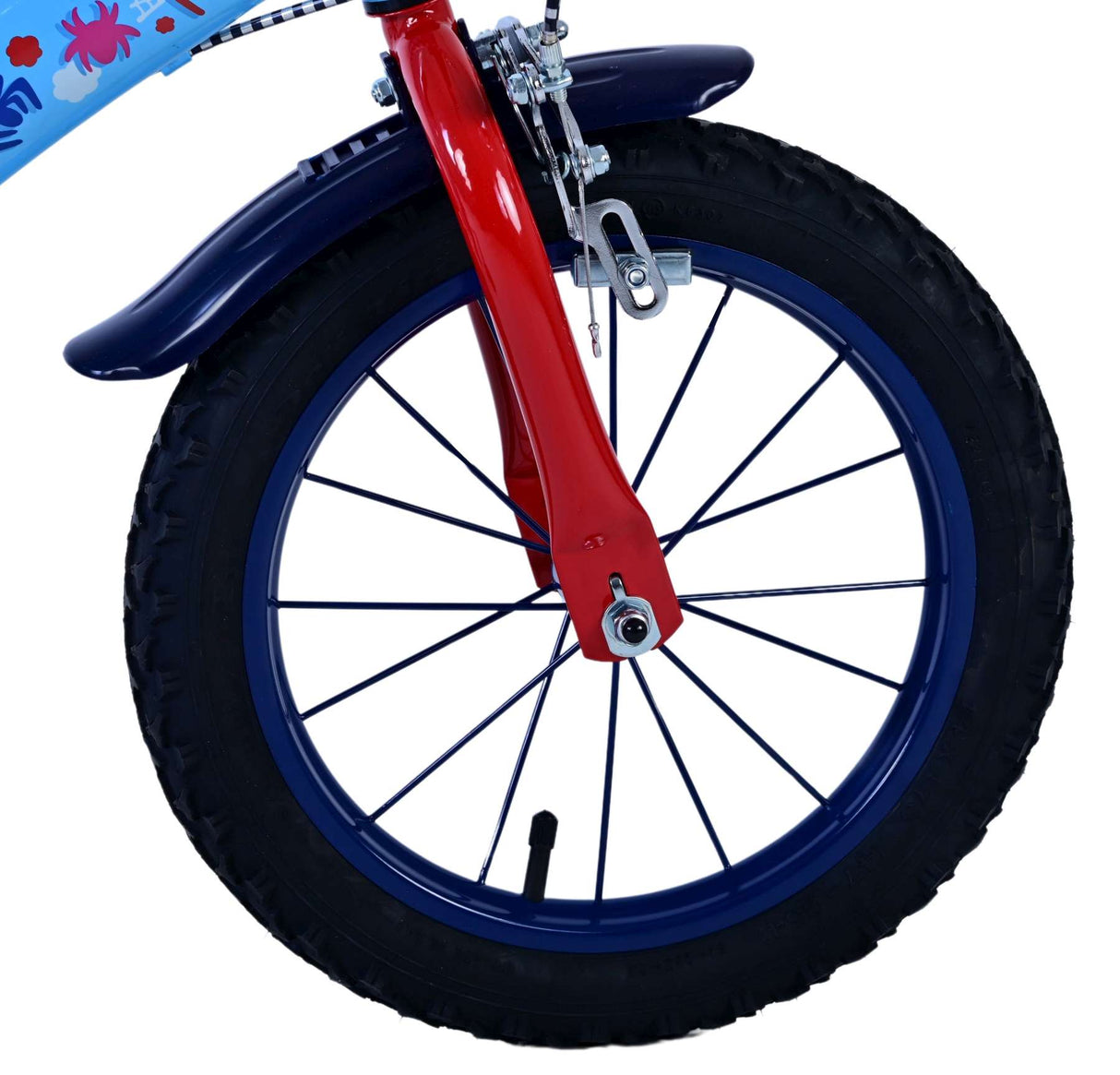 Spidey und seine erstaunlichen Freunde Spidey Children's Bike Boys 14 Zoll blau zwei Handbremsen