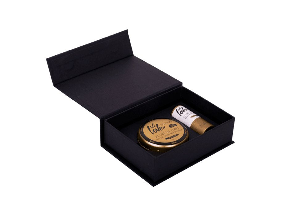 Mir hunn de Planet Kadda Set Golden glat deo Golden Pfleeg Lipbalm