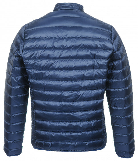 Alvivo Outdoorjas Workuta heren nylon donkerblauw rood mt XS