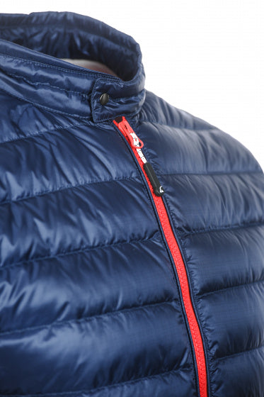 Alvivo Outdoorjas Workuta heren nylon donkerblauw rood mt XS