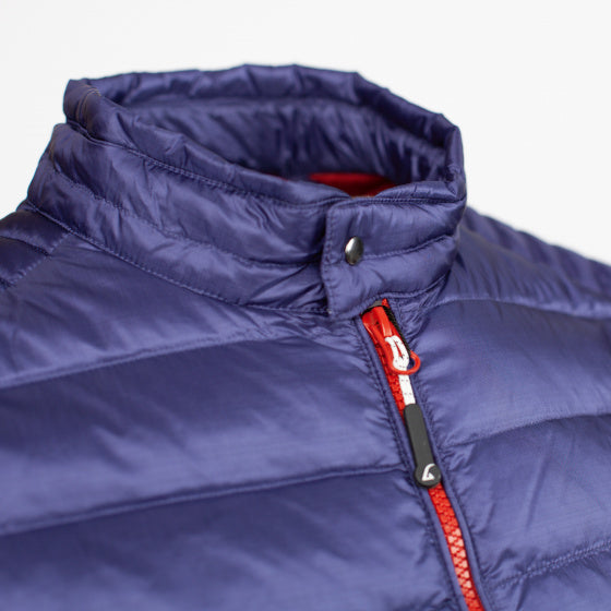 Alvivo Outdoorjas Workuta heren nylon blauw rood mt XS