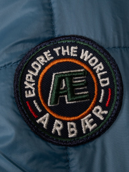 Arbaer Aaron Padded Jacket Men Jeans Blue Size XXL