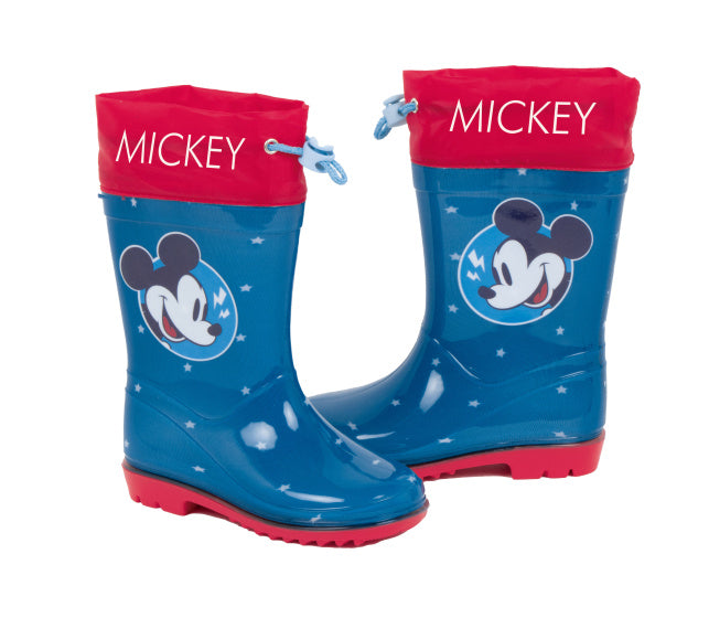Arditex Rain Boots Mickey Junior PVC Blue oscuro Red tamaño 28