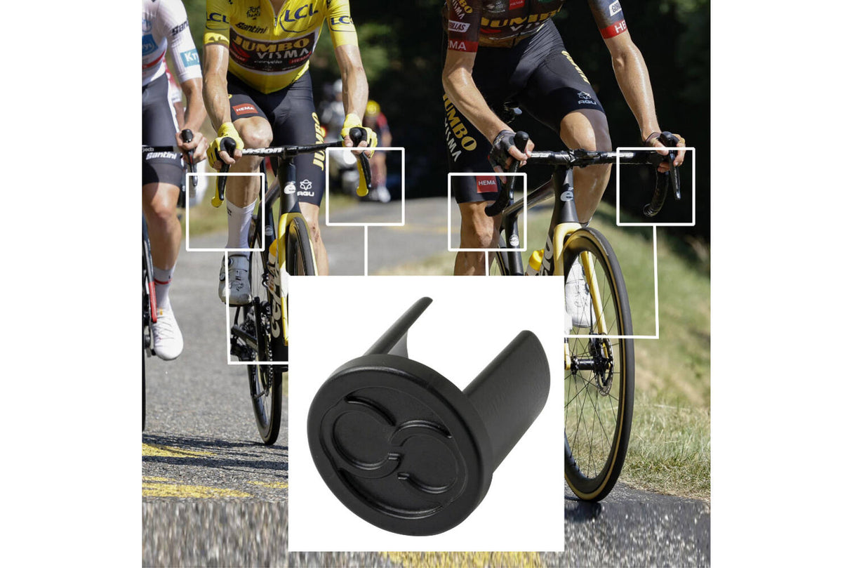 Close The Gap External Bar Plug Bumper - Lightweight, Black, 8 Grams