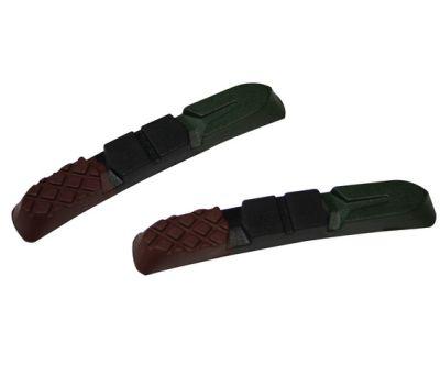 Alhonga (Shimano) V-Brake Brake Block Rubbers 3 Farve 2 par på kortet