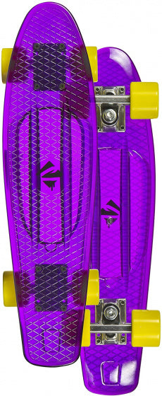 Ahoque Juicy Susi Clear Purple Skateboard 57 cm Amarillo