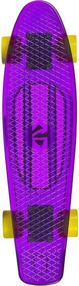Ahoque Juicy Susi Clear Purple Skateboard 57 cm Amarillo
