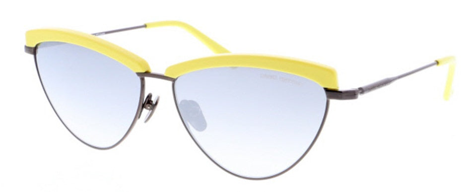 Daniel Hechter Sonnenbrille DHS207 Damen Schmetterling Edelstahlkatze. 3 gelb