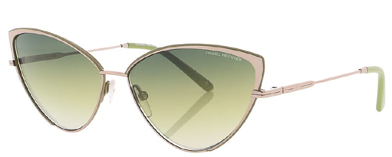 Daniel Hechter Sonnenbrille DHS232 Ladies Cat-Eye Cat. 3 Stahlglasgrün