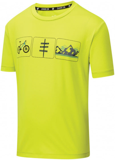 Dare 2B T-shirt Legittima Junior Polyester Lime Taglia 140