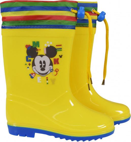 Disney Rain Boots Mickey Mouse Junior PVC Rumena velikost 30-31