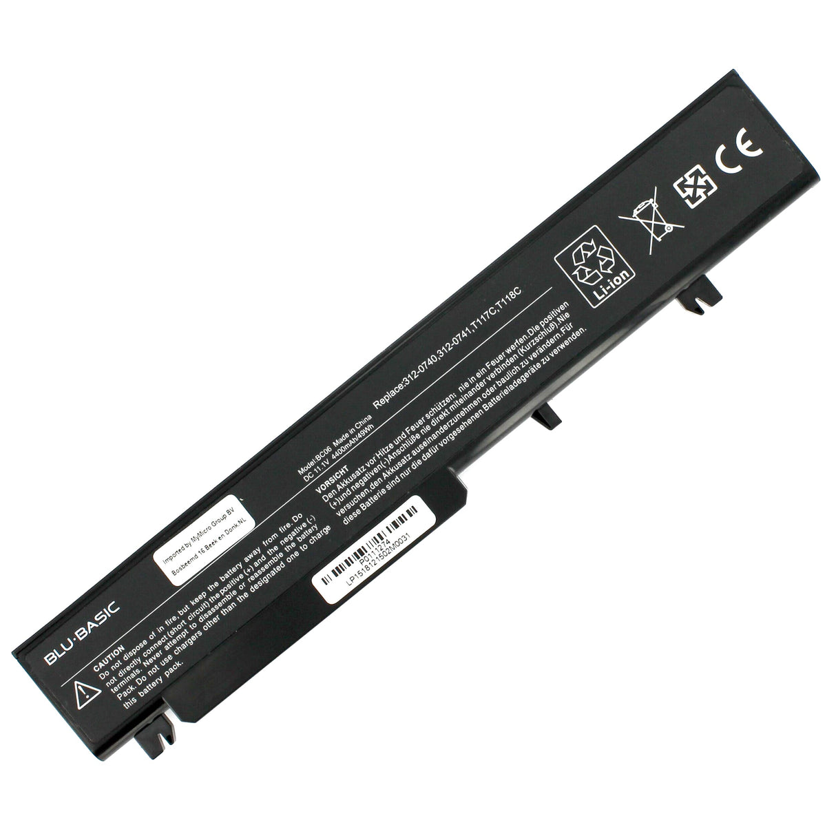 Blu-Basis Laptop Batterie 11.1v 4400mah