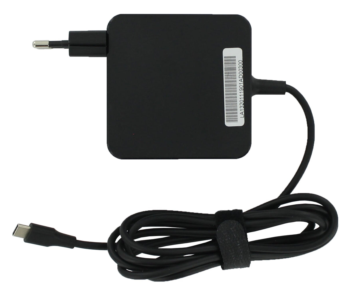 Ersatzlaptop USB-C Wandlader 65W Schwarz
