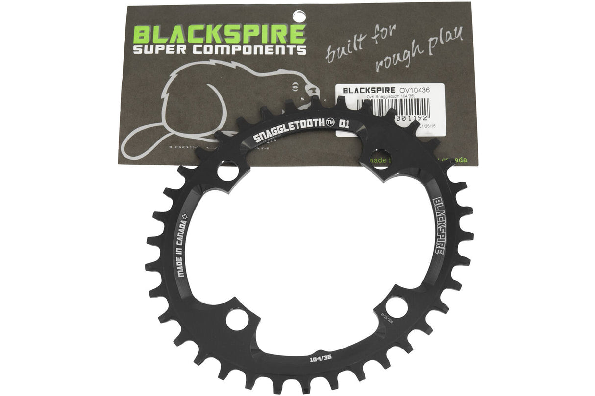 Blackspire conching foglia snagliatooth ovale 104 36